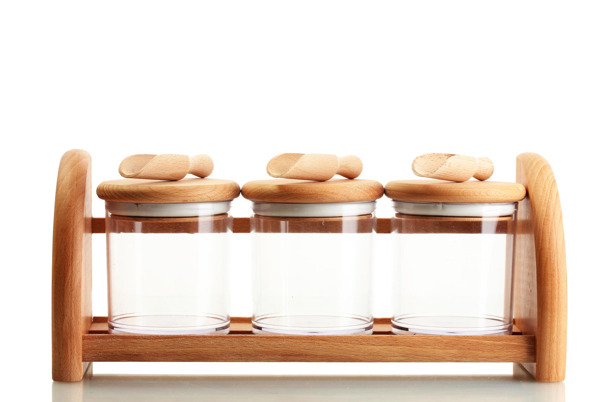 Simple pantry neatly arranged